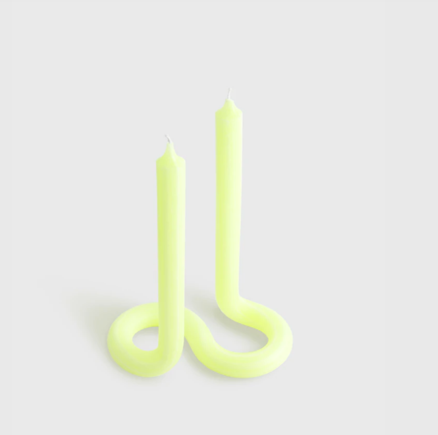 Twist Candle - Yellow
