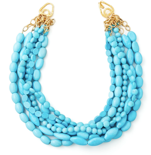 Nola Turquoise Necklace (WS) - Moon and Lola