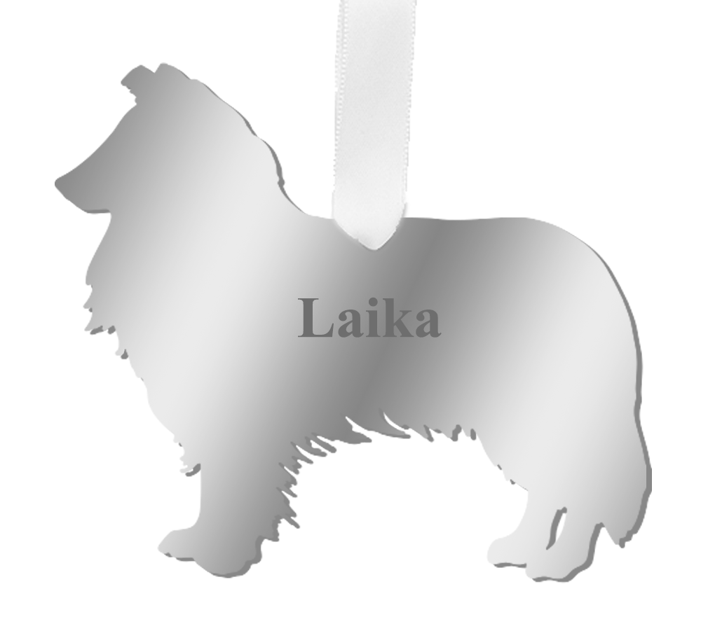 Personalized Shetland Sheepdog Ornament - Moon and Lola