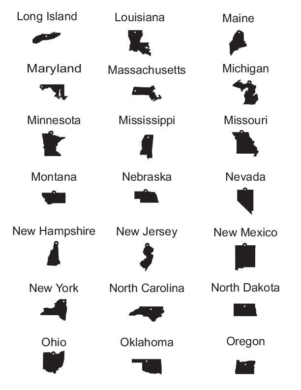 I found this at #moonandlola! - Mini States Chart