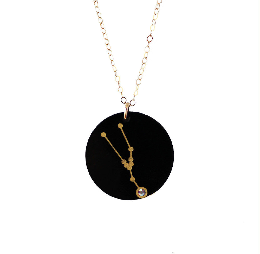 I found this at #moonandlola! - Acrylic Zodiac Constellation Charm on Apex Chain