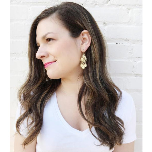 Small Cairo Dangle Earrings at #moonandlola