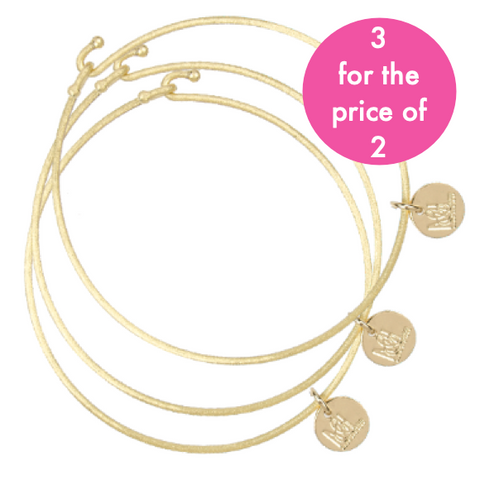 Venice Palmer Charm Pearl Bracelet