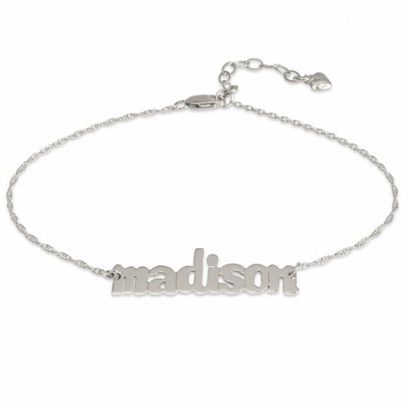 I found this at #moonandlola - Metal Nameplate Bracelet