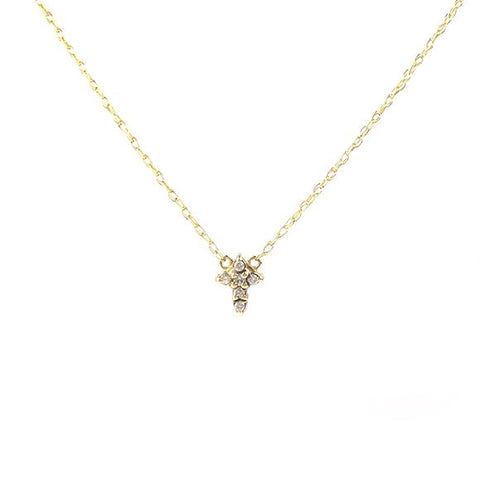 Open Circle Diamond Necklace