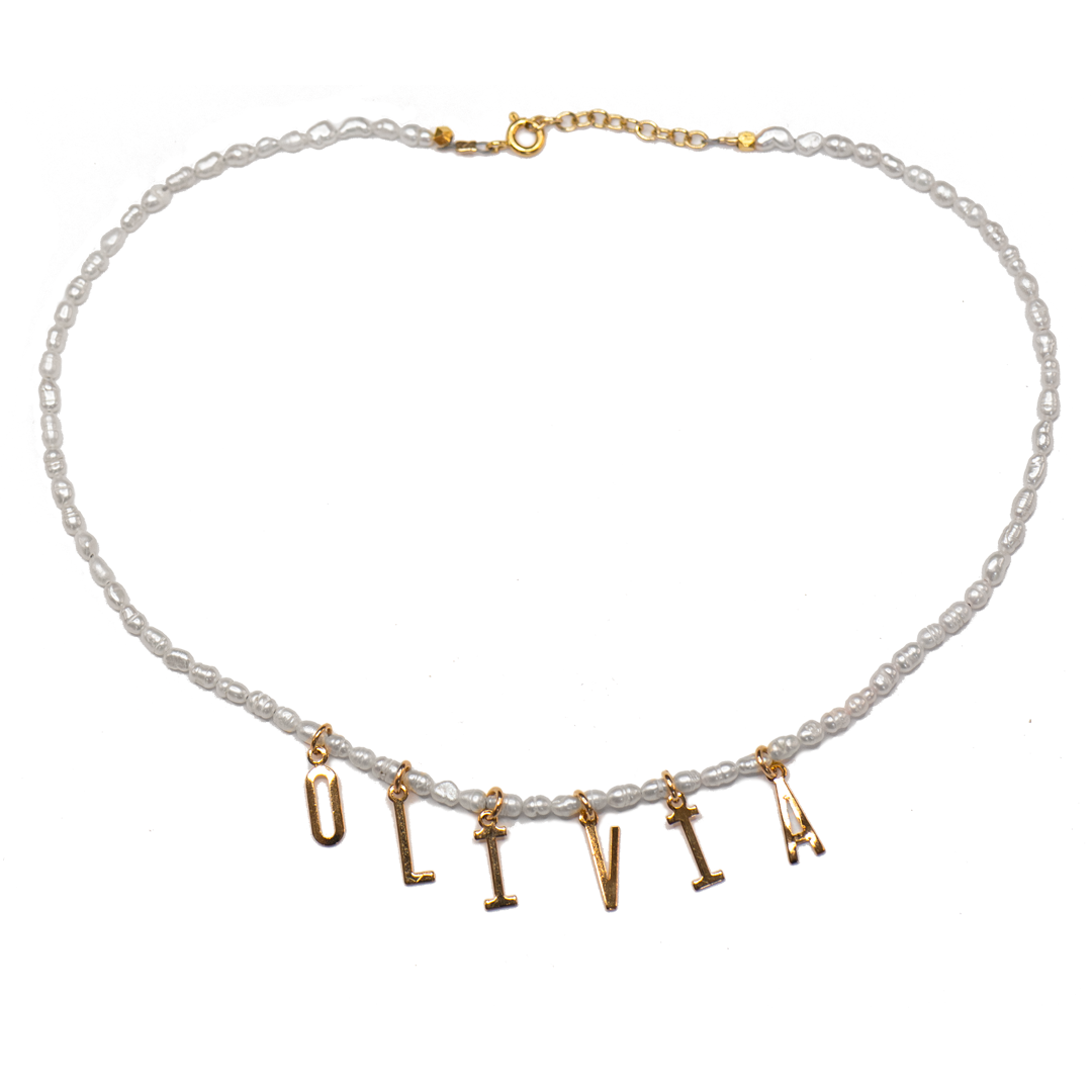 Belize Rice Pearl Necklace