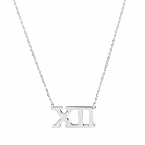 I found this at #moonandlola - Metal Roman Numeral Necklace