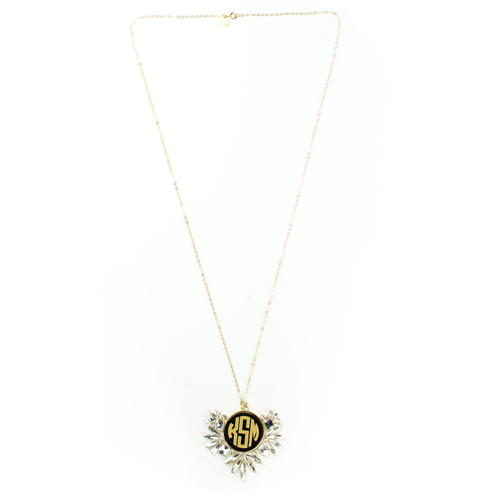 I found this at #moonandlola! - Vienna Monogram Necklace