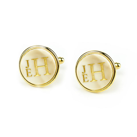 Vineyard Round Cuff Links