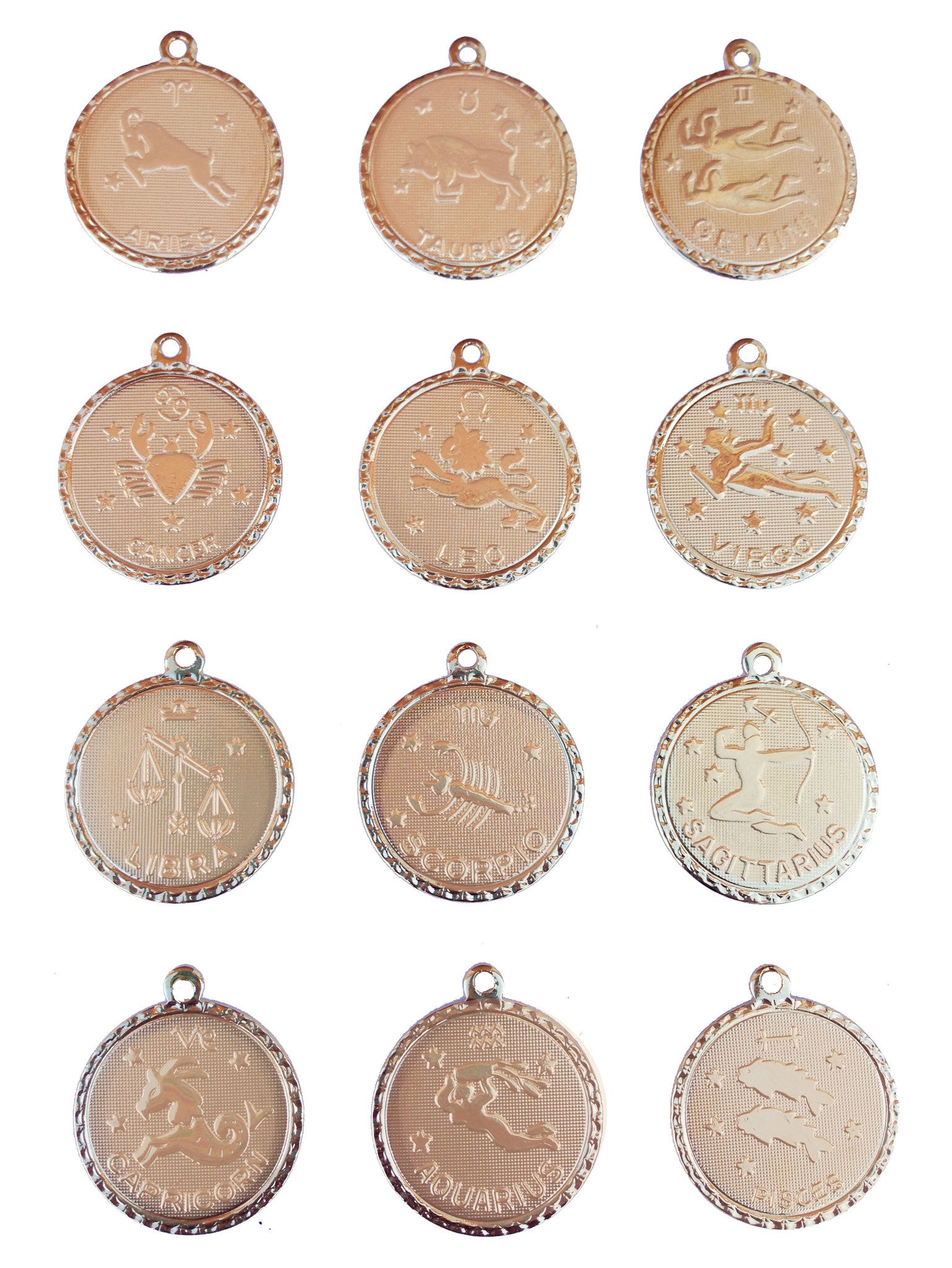 I found this at #moonandlola! - Zodiac Charms Gold