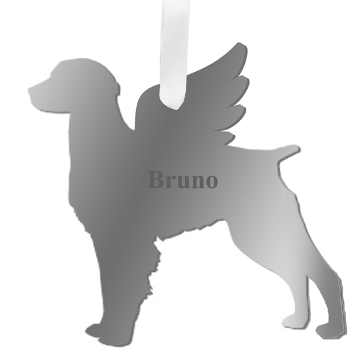 Personalized Angel Brittany Spaniel Ornament