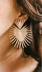 Lourdes earrings - Moon and Lola