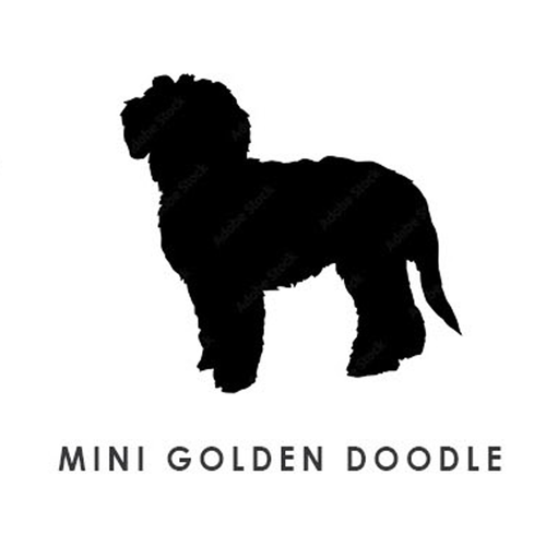 Personalized Mini GoldenDoodle Purse Charm