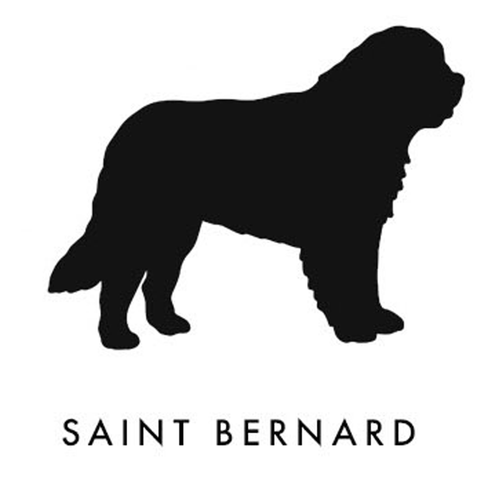 Personalized Saint Bernard Purse Charm