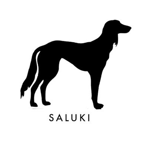 Personalized Saluki Purse Charm