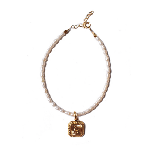 Moon and Lola - Castel Monogram Cuff