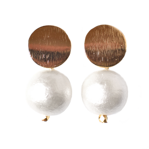 Marche Pearl Drop Earrings (WS) - Moon and Lola