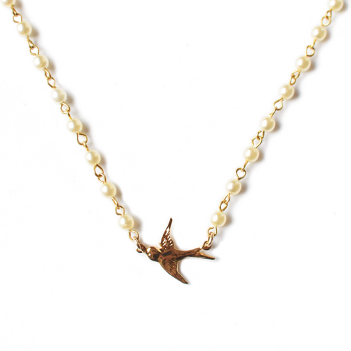 Montclair Pearl Necklace (WS) - Moon and Lola