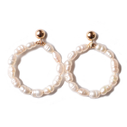 Venice Pearl Earrings - Moon and Lola