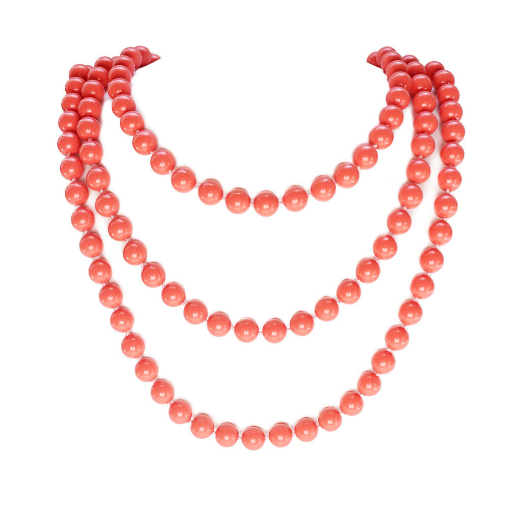 I found this at #moonandlola! - Charleston Necklace Coral