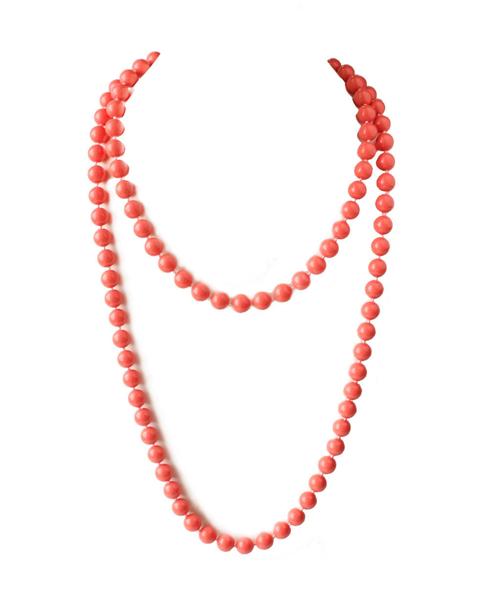 I found this at #moonandlola! - Charleston Beaded Necklace Coral 
