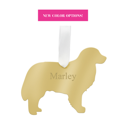 Personalized Bernese Mountain Dog Ornament