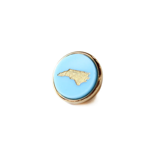 I found this at #moonandlola! - State Lapel Pin Carolina Blue with North Carolina in Gold