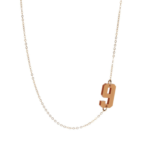 I found this at #moonandlola! - Acrylic Varsity Number Necklace