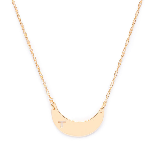I found this at #moonandlola - Avis Initial Necklace Gold