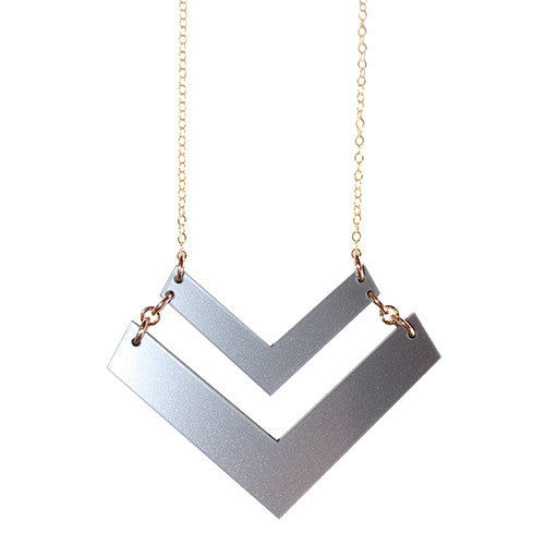 I found this at #moonandlola! - -Chevron Necklace 