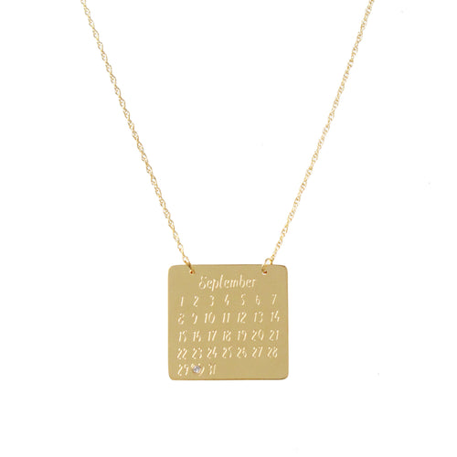 I found this at #moonandlola - Calendar Necklace