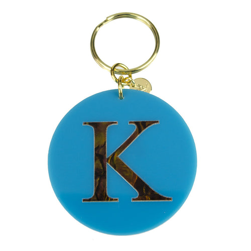 I found this at #moonandlola! - Calypso Initial Keychain