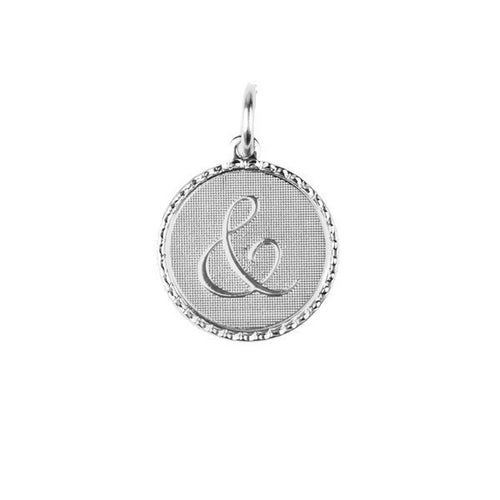 Silver Dalton Ampersand Charm (WS) - Moon and Lola