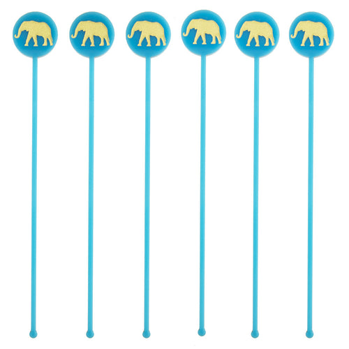 I found this at #moonandlola! - Elephant Drink Stirrers