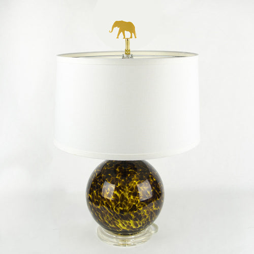 I found this at #moonandlola! - Elephant Finial on lamp