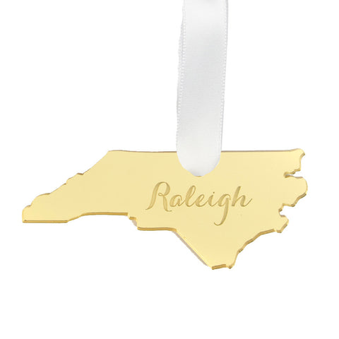Engraved Arrow State Ornament