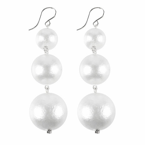 I found this at #moonandlola! - Europa Cotton Pearl Earrings