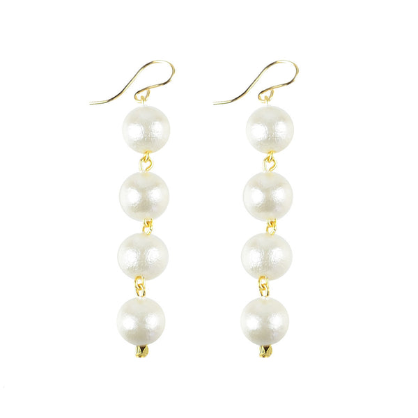 I found this at #moonandlola! - Europa Mini Cotton Pearl Earrings