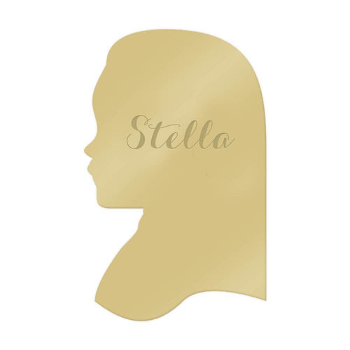 Moon and Lola - Made from your photo! Custom Silhouette Wall Art