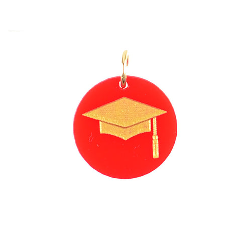 Eden Graduation Cap Charm (WS) - Moon and Lola