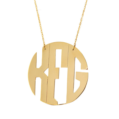 I found this at #moonandlola - Hampton Monogram Necklace