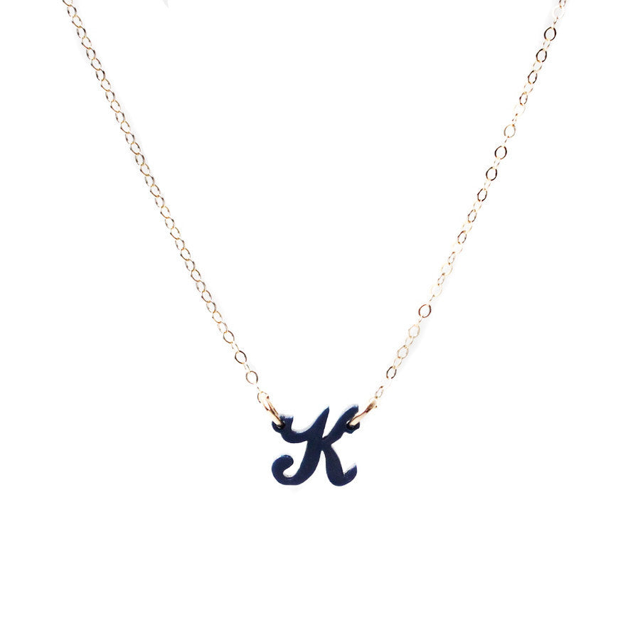 Buy 925 Sterling Pure Silver Sparkle K Initial Pendant Necklace For Women  By Accessorize London Online