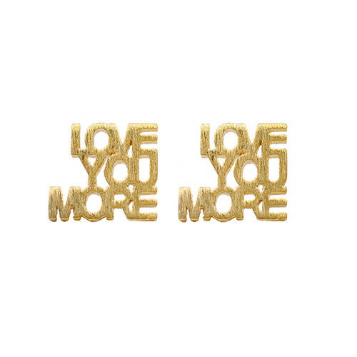 I found this at #moonandlola! - Montpellier Love You More Cutout Studs