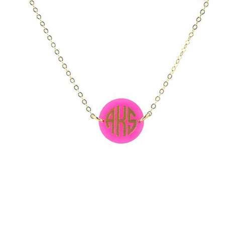 Cheshire Handcut Monogram Necklace