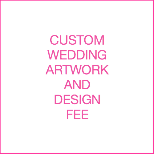 Moon and Lola - custom wedding artwork and design fee