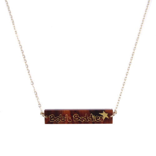 I found this at #moonandlola! - Bob's Buddies Bar Necklace Tortoise