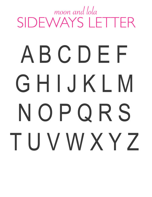 I found this at #moonandlola - Metal Sideways Letter Font