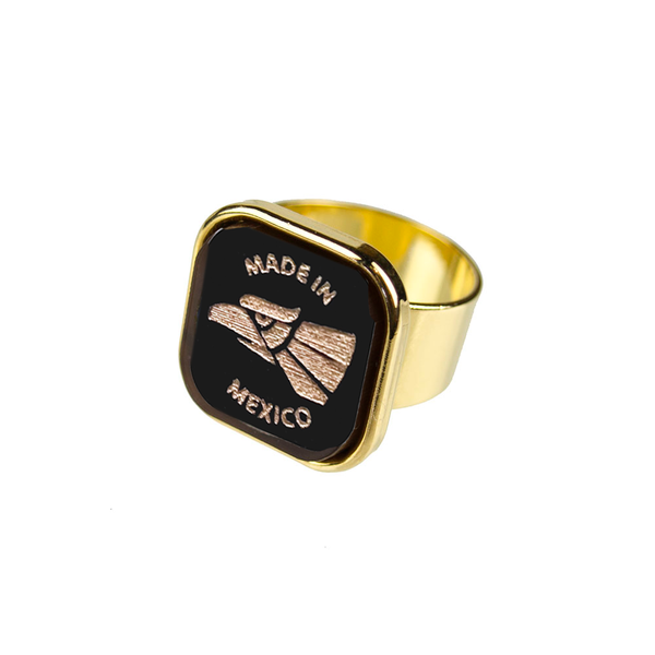 Made in Mexico Square Ring - Moon and Lola