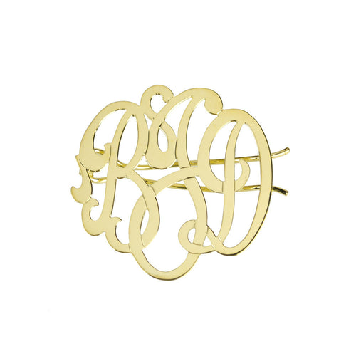 I found this at #moonandlola! - Cheshire Handcut Monogram Hair Clip