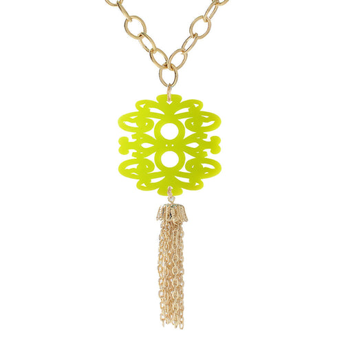 Miller Tassel Necklace (WS) - Moon and Lola